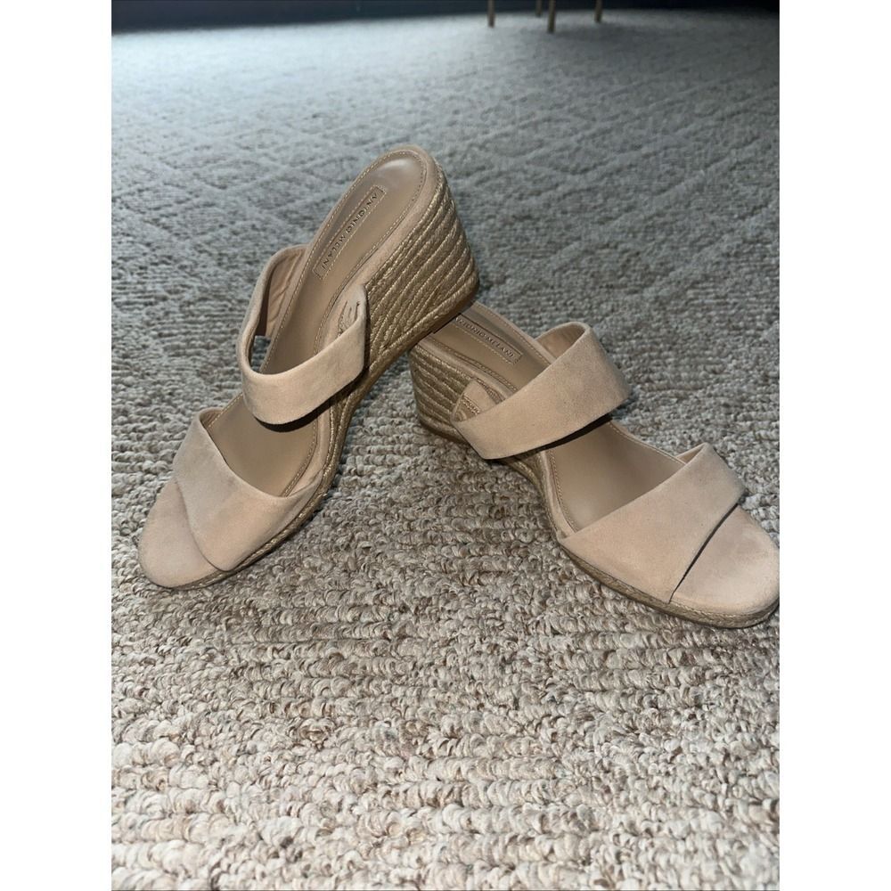 Womens Antonio Melani  Suede Espadrille Wedge Heel Sandals Size 9‎ NWOT